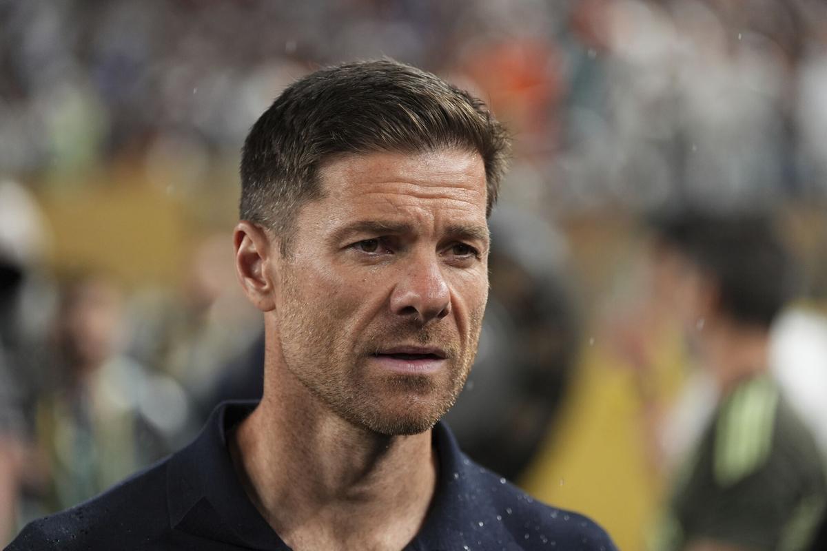Xabi Alonso, entrenador del Real Madrid, durante un partido en el Mundial de Clubes.
