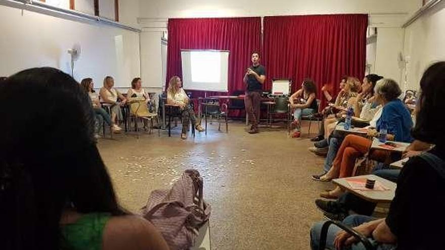 Un momento del taller de inteligencia emocional clausurado ayer.