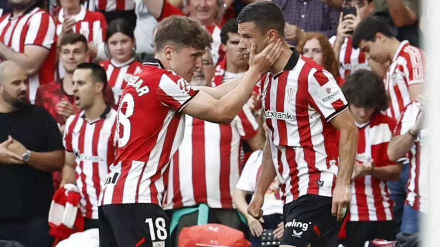 Guruzeta levantó San Mamés con su gol contra el Osasuna