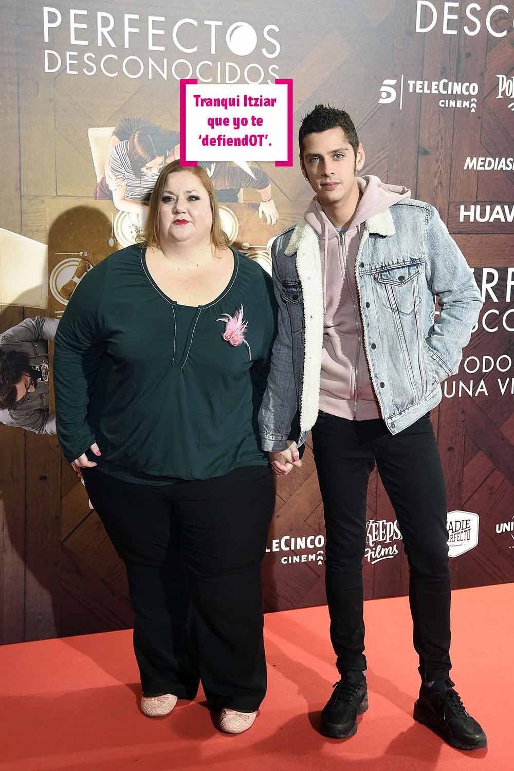 Eduardo Casanova e Itziar Castro en el estreno de Perfectos Desconocidos