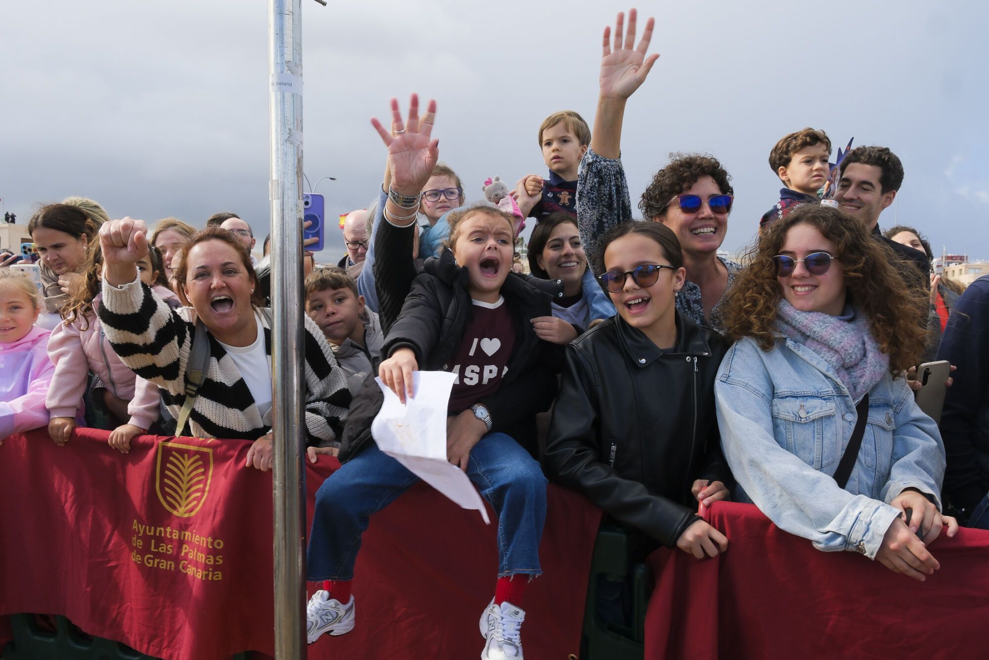Llegada de los Reyes Magos, en la Base Naval 