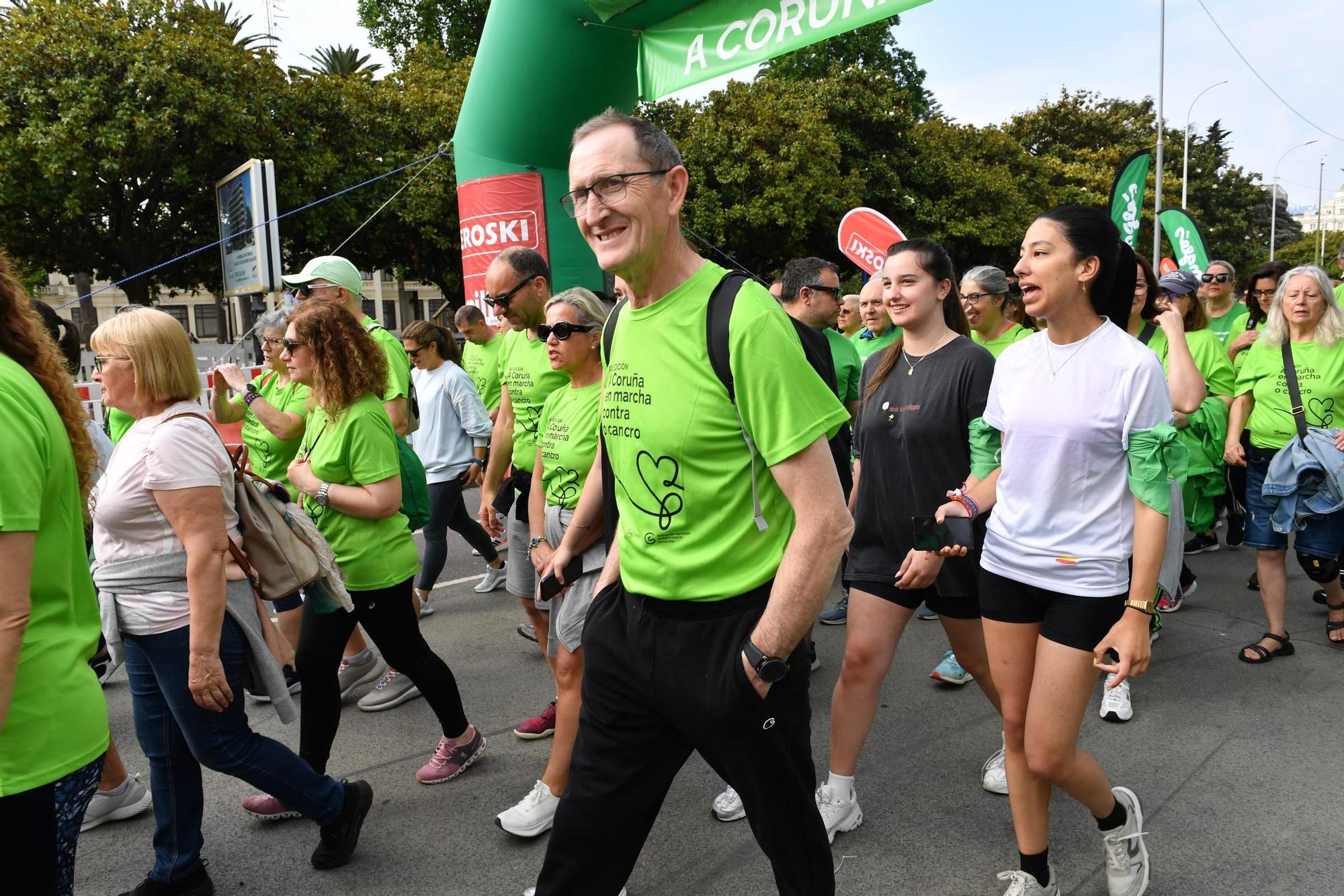A Coruña caminó contra el cáncer