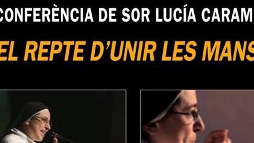 Sor Lucía Caram realitzarà una conferència a Gironella