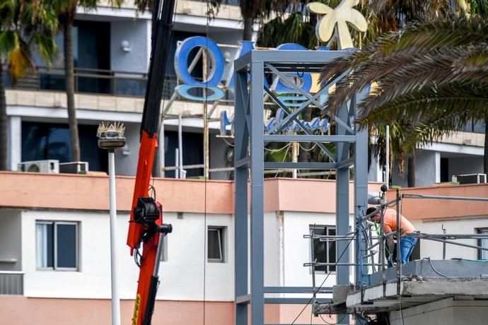 OBRAS ILEGALES CERCA DE LA CHARCA DE MASPALOMAS