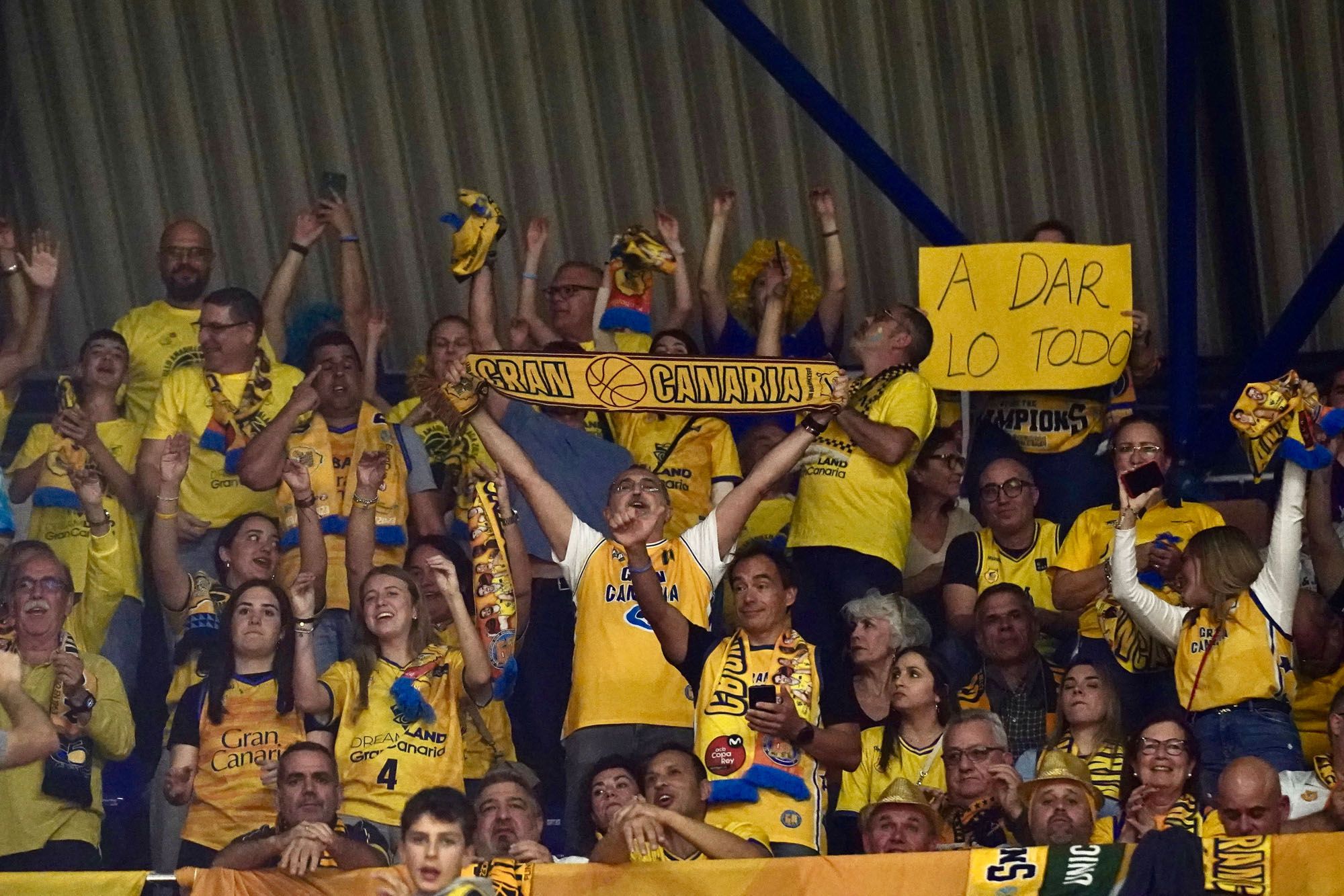 Gran Canaria - Valencia Basket, segundo partido de la Copa del Rey 2024.