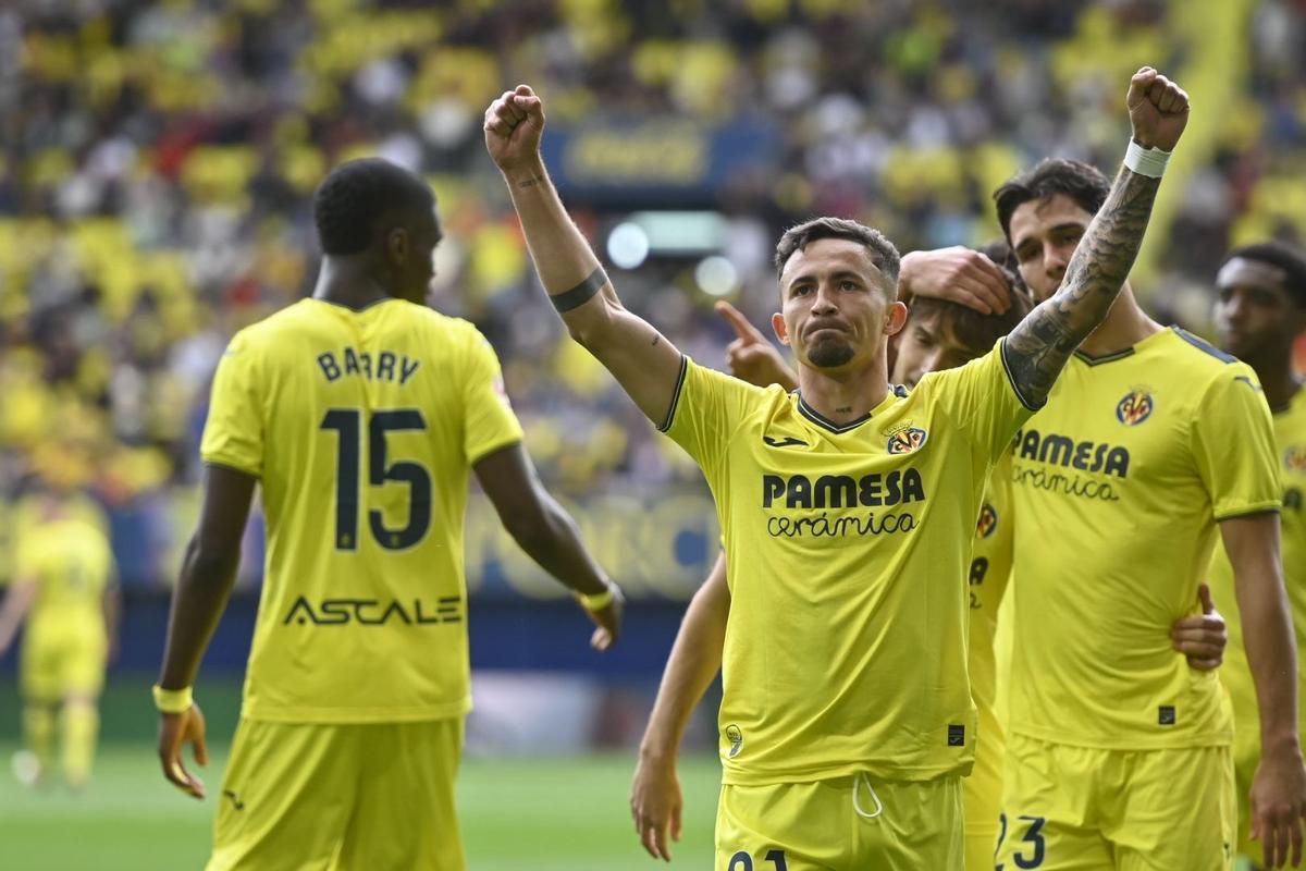 Yeremy Pino fue el protagonista del parido entre el Villarreal y la Real Sociedad.