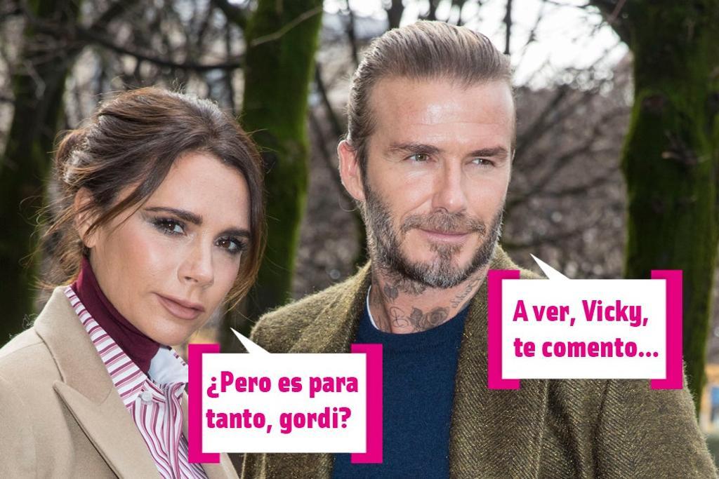 Victoria y David Beckham