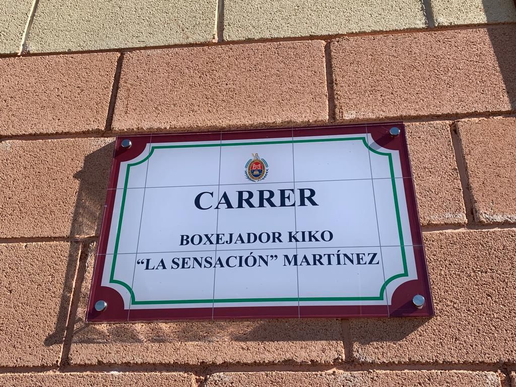 Kiko "La Sensación" inaugura su calle en Torrellano