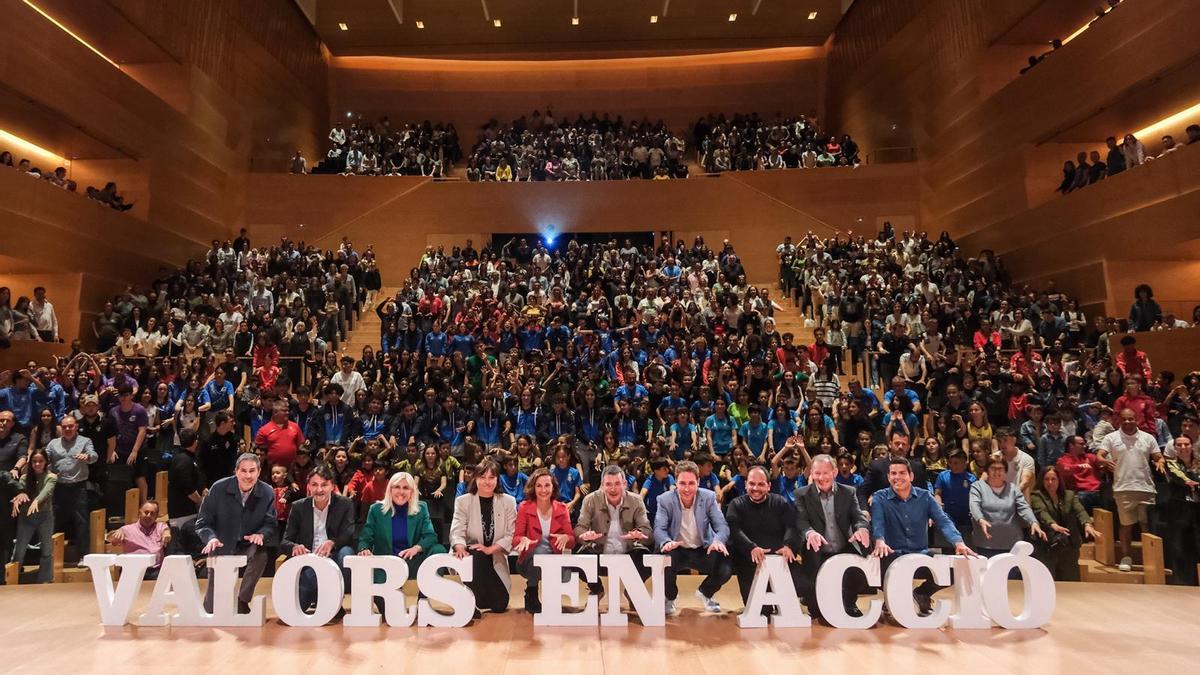 L’auditori de Girona ple de gom a gom durant la gala.