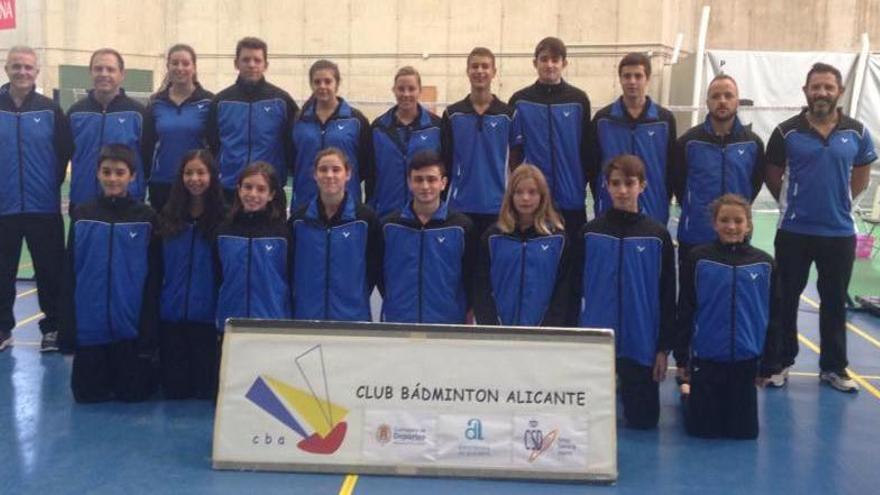 Equipo del Bádminton Alicante