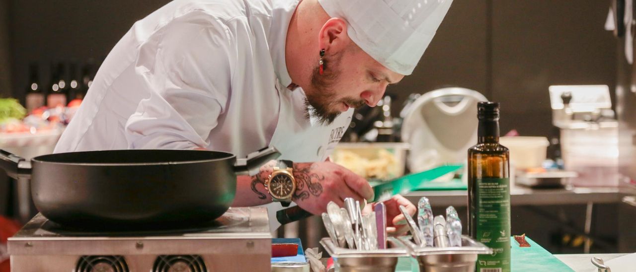 El chef Antonio Luis Falcón, representante extremeño en el VIII Certamen Nacional de Gastronomía