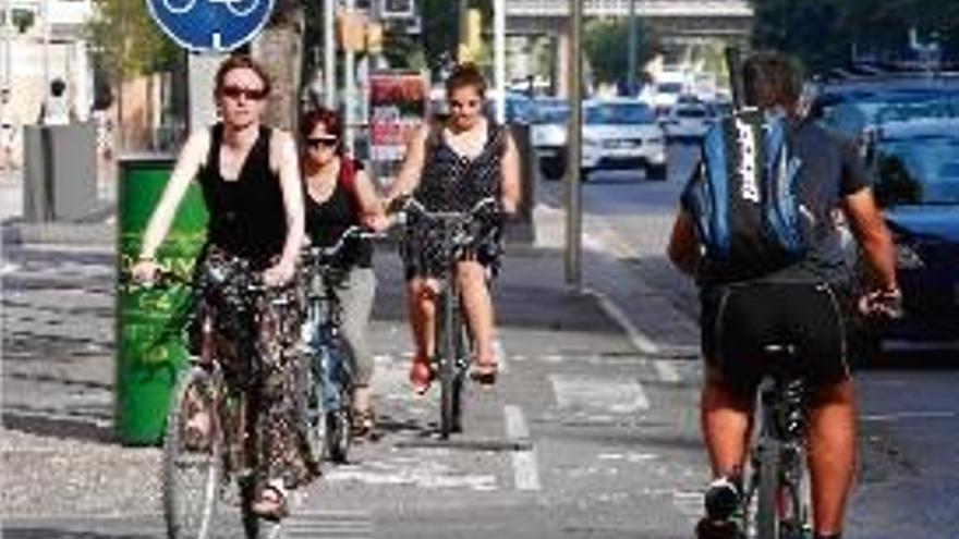 Les bicicltes tindran un espai preferent entre Pedret i el Pont Major.