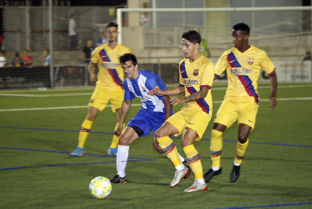 El Barça B s''endú el torneig de l''Estany amb una golejada