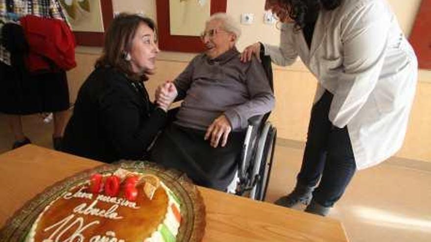 Remedios Pérez cumplió ayer 106 años de edad.