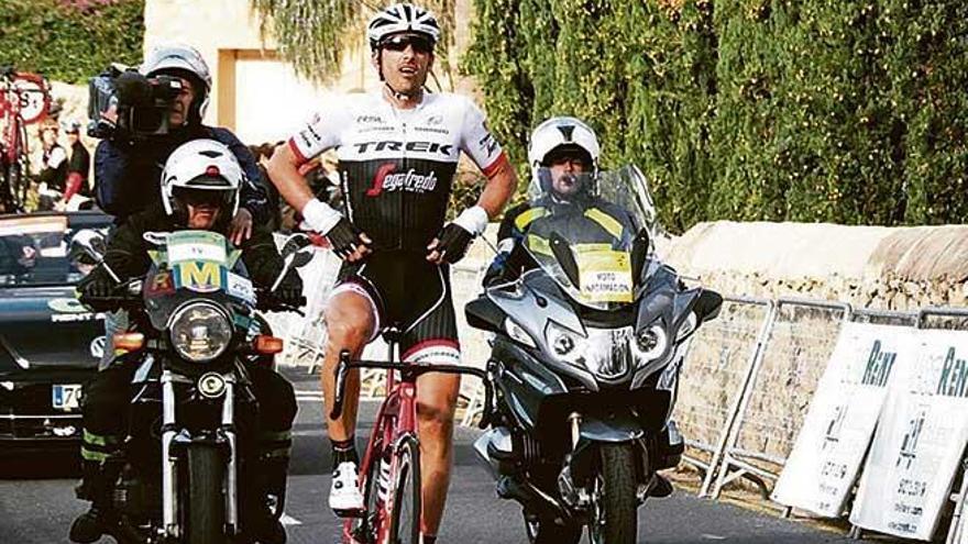 Fabian Cancellara en su triunfo en Deià en la Challenge de 2016.