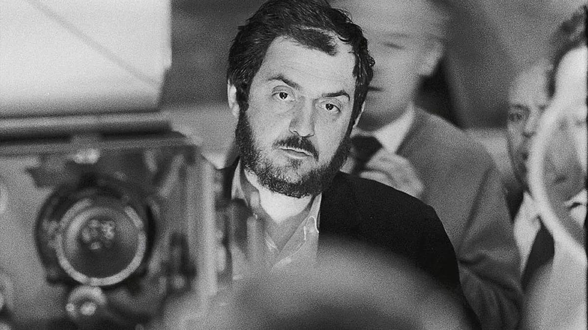Stanley Kubrick, en uno de sus rodajes. 