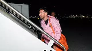 El Inter Miami, con Messi al frente, llega a Riad para amistosos con Al Hilal y Al Nassr
