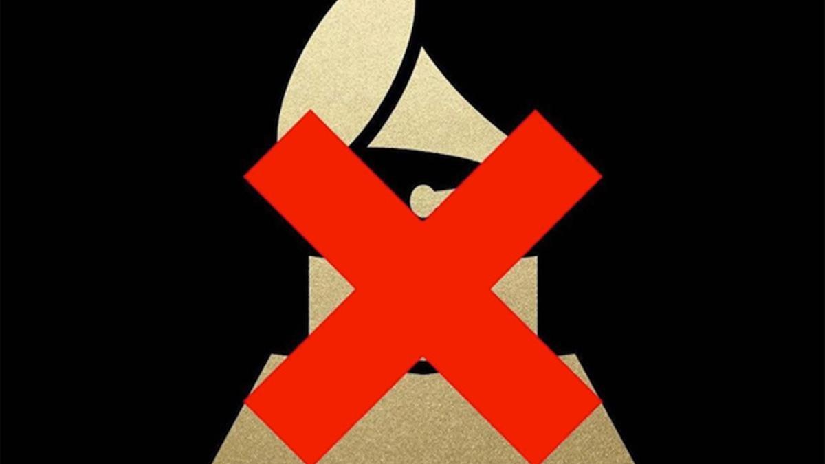 El logo de 'Sin reggaeton, no hay Latin Grammy'