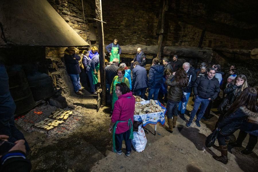 Elaboración de aceite en el molino de Latedo