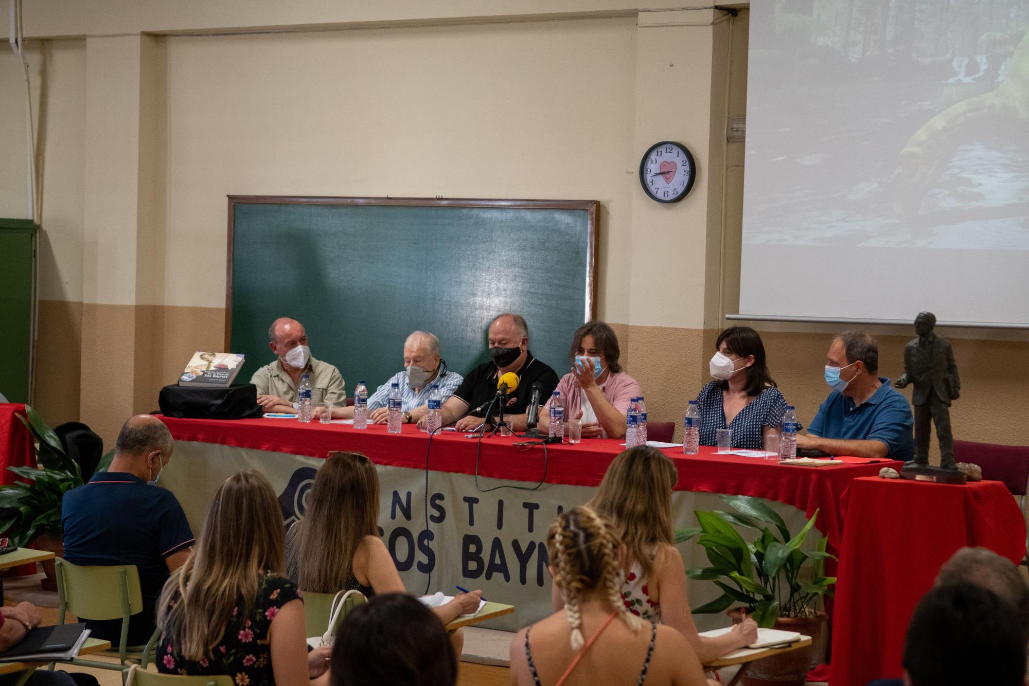 Presentación de una nueva especie de dinosaurio localizada en el término municipal de Portell. ANDREU ESTEBAN