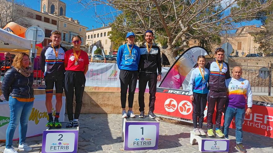 Joan Ferrer y Chloé Serra se imponen en el Duatló de Sineu