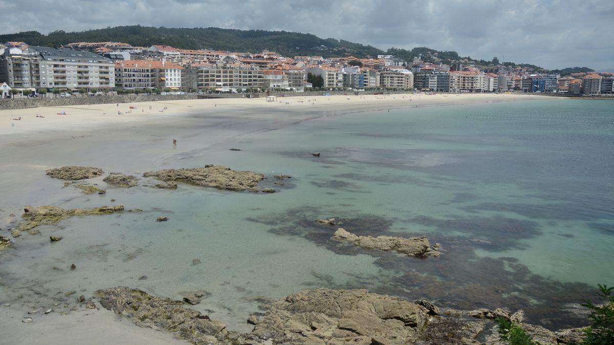 Vistas de la villa de Sanxenxo.