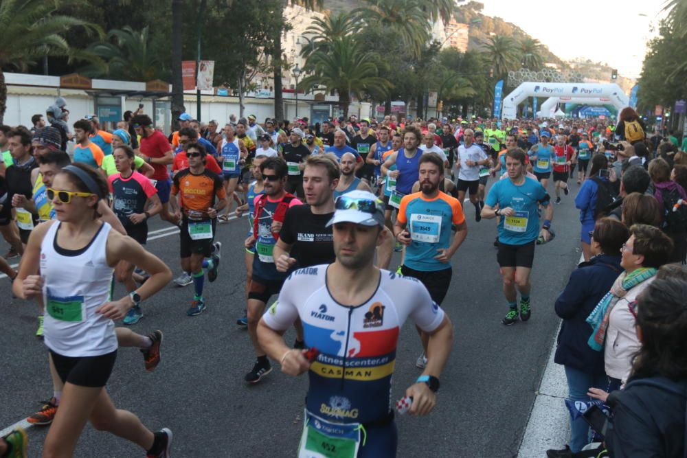 Las mejores imágenes de la Maratón de Málaga 2018