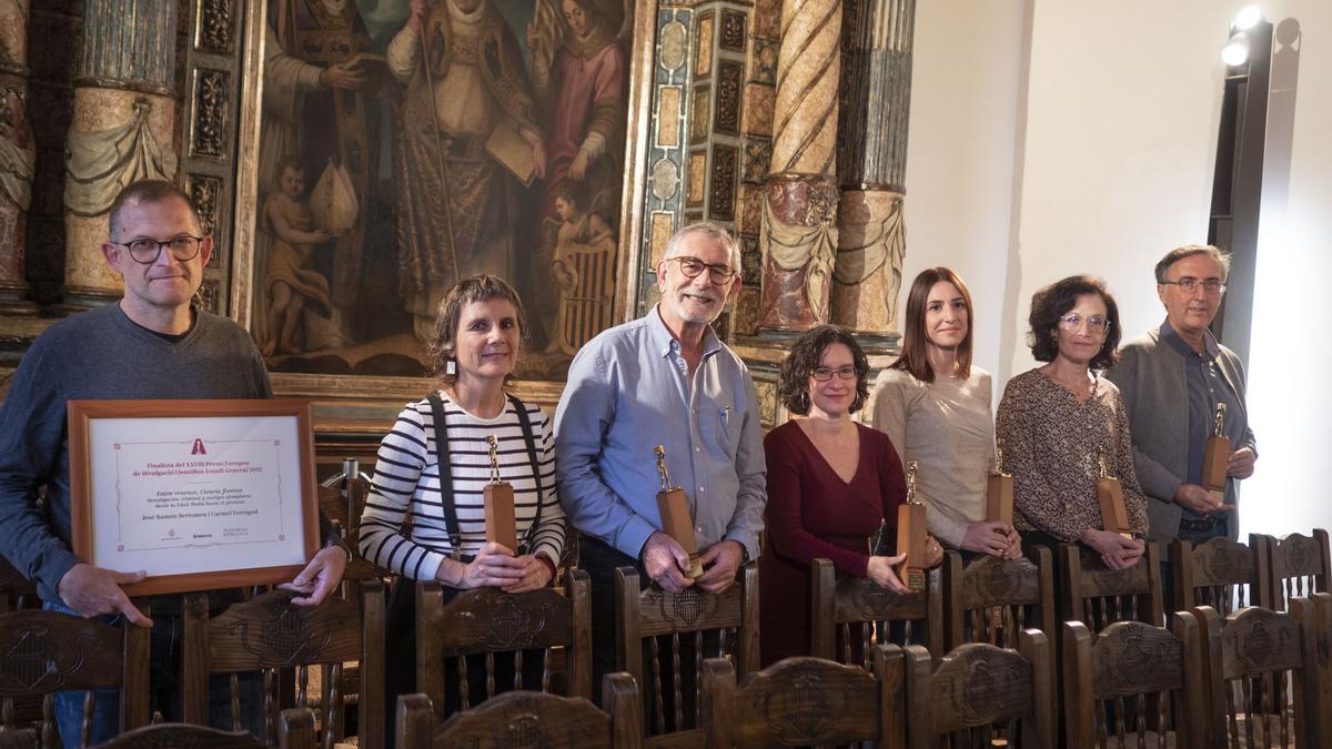 Los ganadores de los Premis Literaris Ciutat d&#039;Alzira.