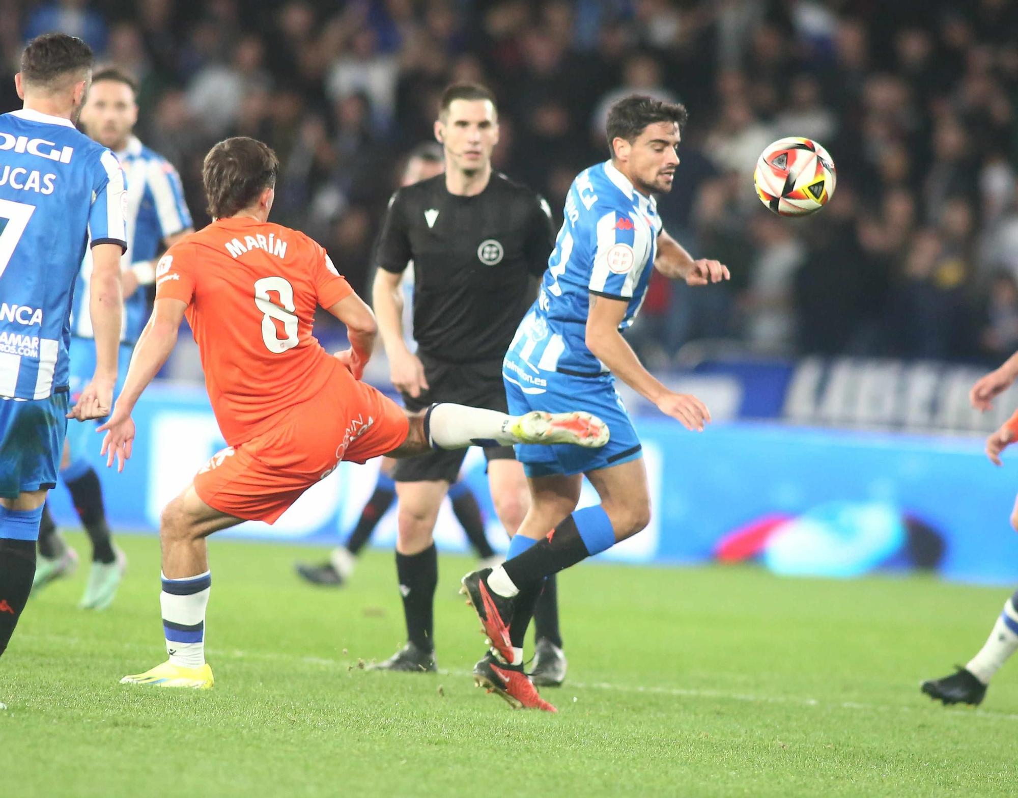 El Dépor gana en Riazor con doblete de Lucas a la Real Sociedad B (2-1)