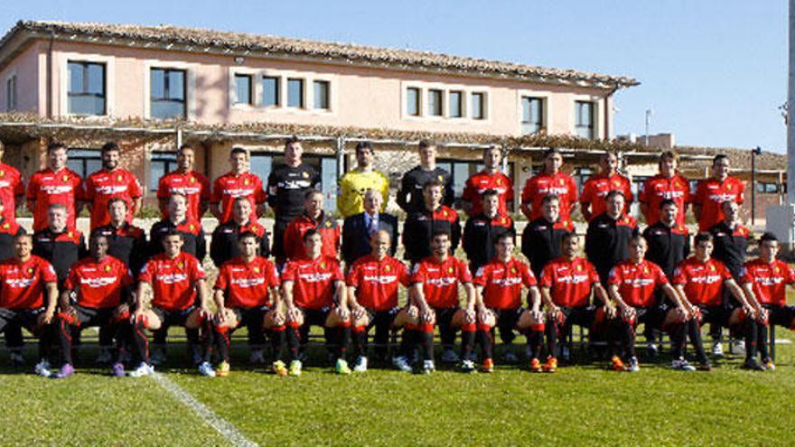 El Mallorca se hace la foto oficial