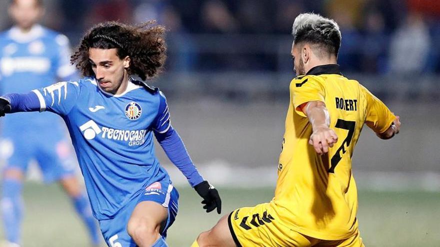 El Getafe, eliminado de la copa ante el Badalona.