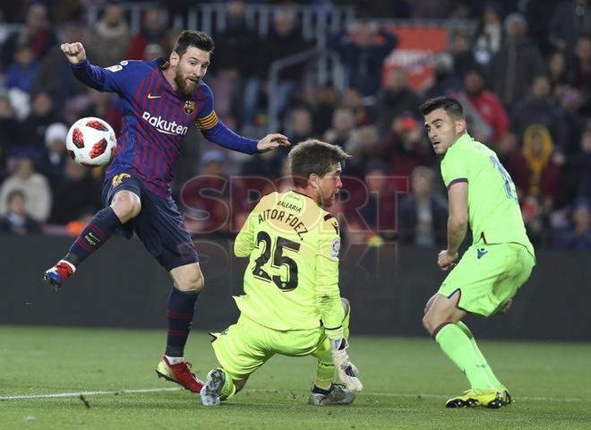 FC Barcelona, 3 - Levante UD, 0