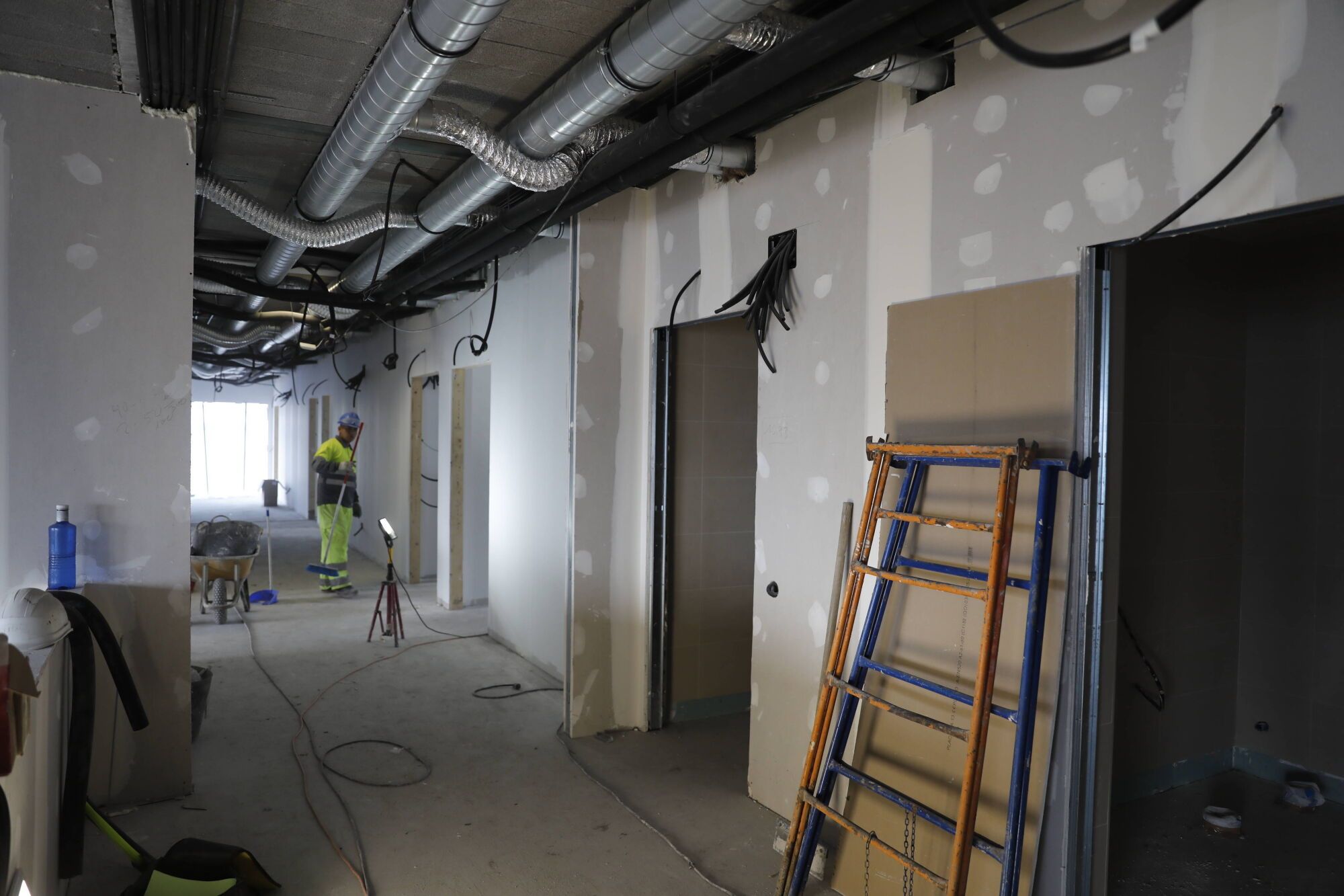 Oviedo, Latores. Obras nuevo pabellón de ASPACE