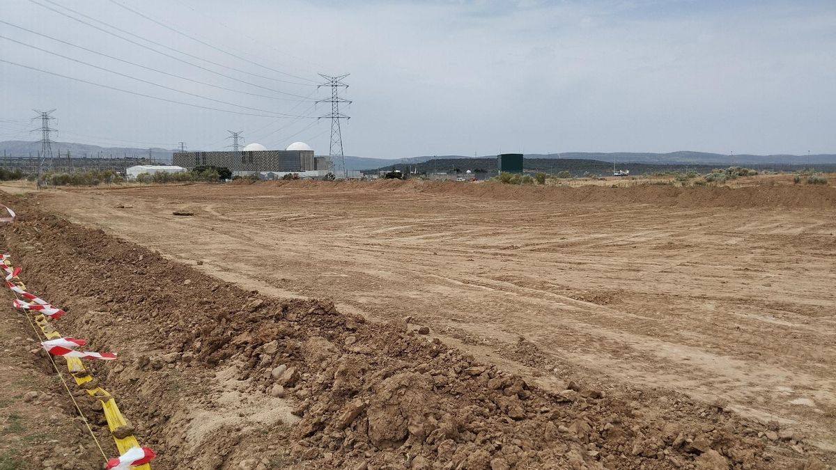 Tareas de construcción que se desarrollan actualmente en el emplazamiento que ocupará el ATI-100.