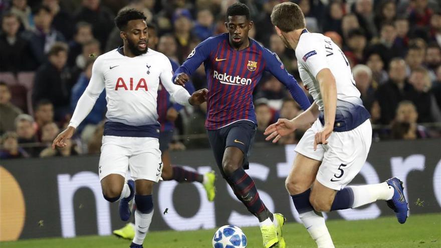 Lucas Moura clasifica al Tottenham para octavos en el Camp Nou (1-1)