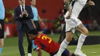 España-Escocia: Morata y Sancet festejan el debut de Bryan