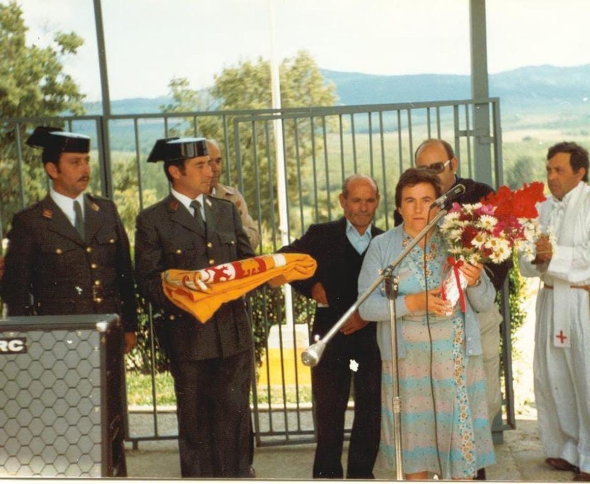 «Mari la de Figueruela», en un homenaje recibido en su pueblo. | CH. S.