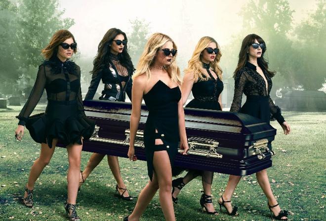 Las protagonistas de 'Pretty little liars', en acción