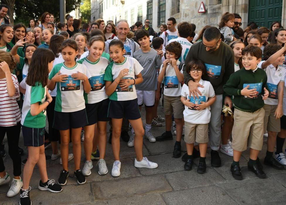 Carrera solidaria en el colegio Santo Domingo.