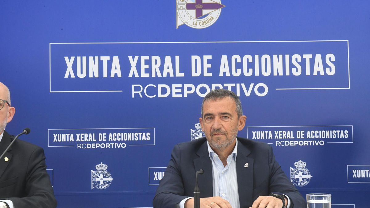 Álvaro García Diéguez, presidente del Deportivo