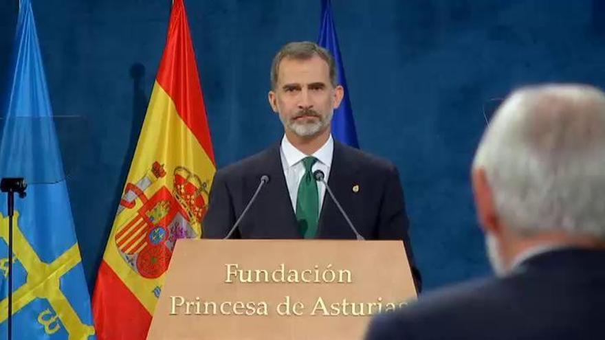 El Rey habla de un futuro con Cataluña como parte esencial de España