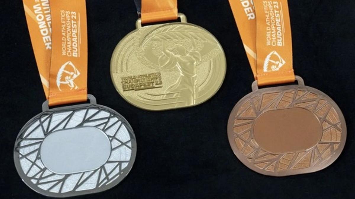 Así son las medallas del Mundial de Budapest 2023 de atletismo