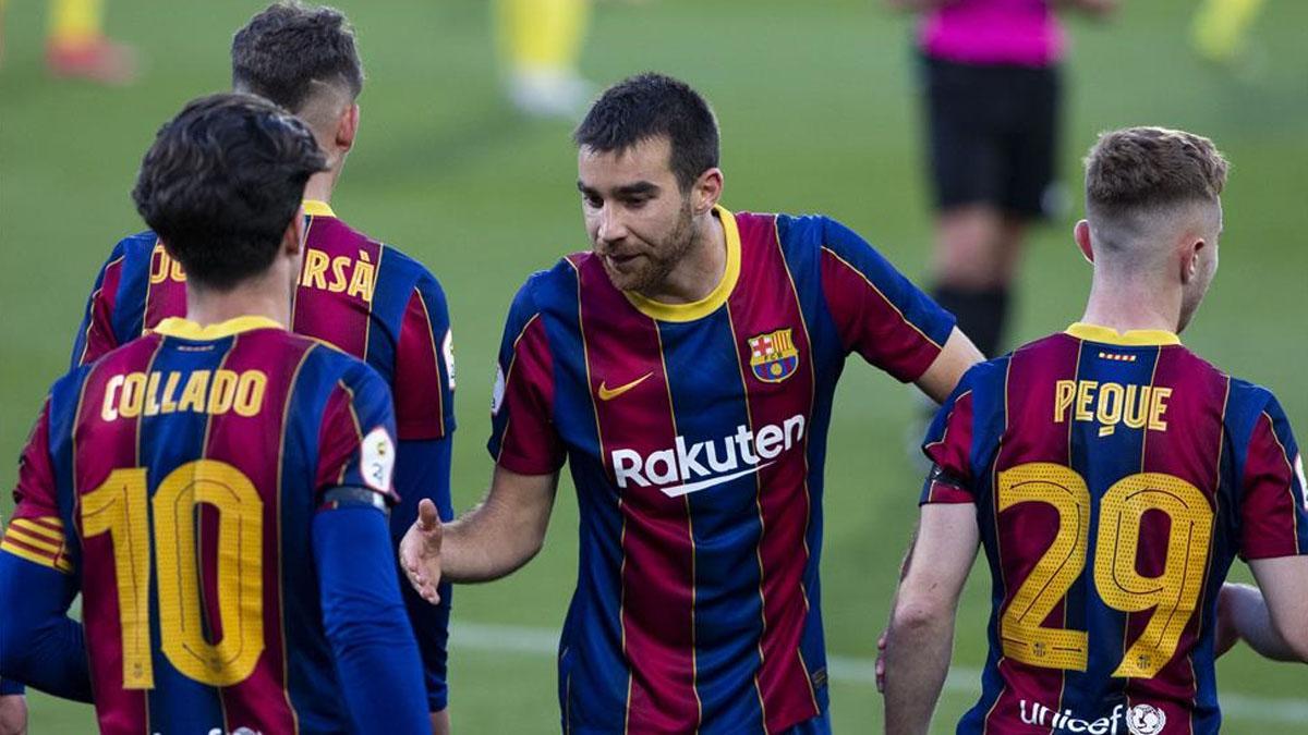 Roger Riera ya se midió al Villarreal B en el Estadi Johan Cruyff