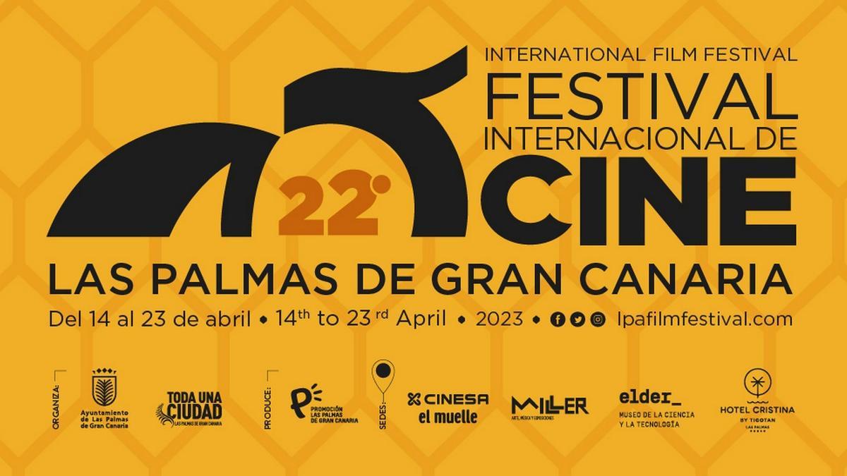 Imagen del cartel anunciador del 22º Festival Internacional de Las Palmas de Gran Canaria.