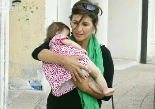 Pablo Iglesias: "¿Y si sacamos a Yolanda Díaz con su hija?"