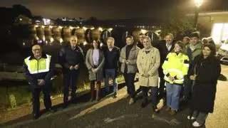 El puente de Ponte Sampaio aumenta su seguridad con nueva iluminación