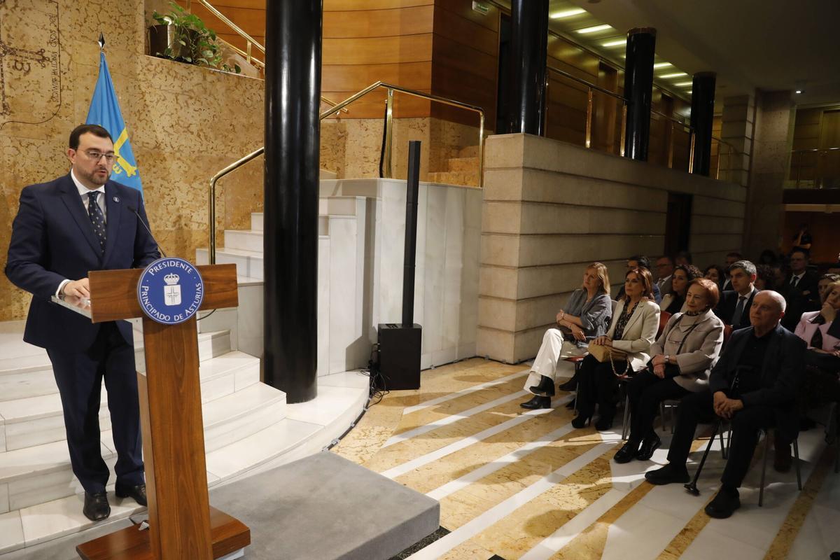 Barbón durante su intervención.