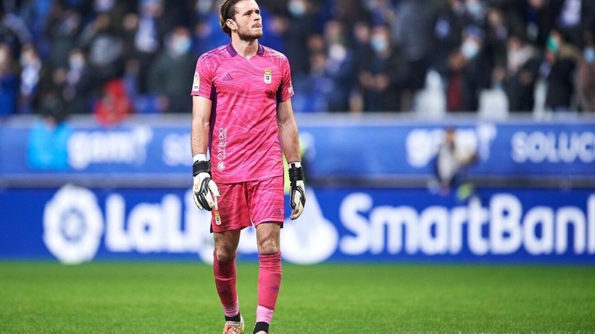 Joan Femenías, en su etapa en el Real Oviedo