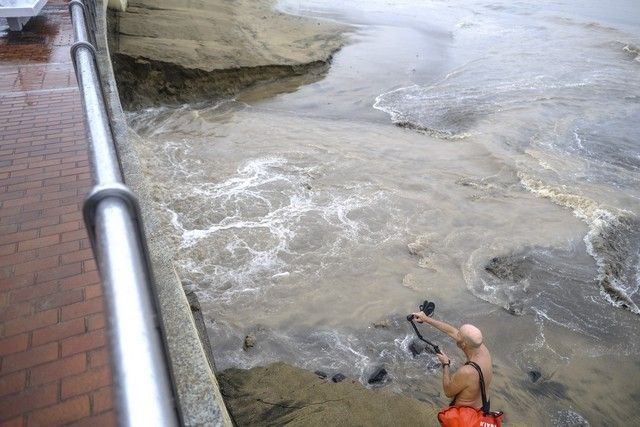 Domingo de lluvias en Gran Canaria por el paso de la tormenta 'Hermine'