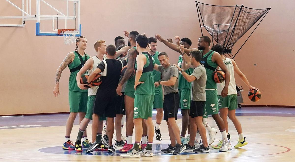 Entrenamiento del Unicaja en la primera semana de pretemporada.  UNICAJABFOTOPRESS